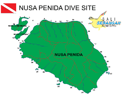 ヌサペニダのポイントマップ